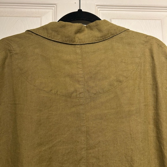 notPerfectLinen VICTORIA-2 Oversized Linen Jacket - Picture 7 of 9